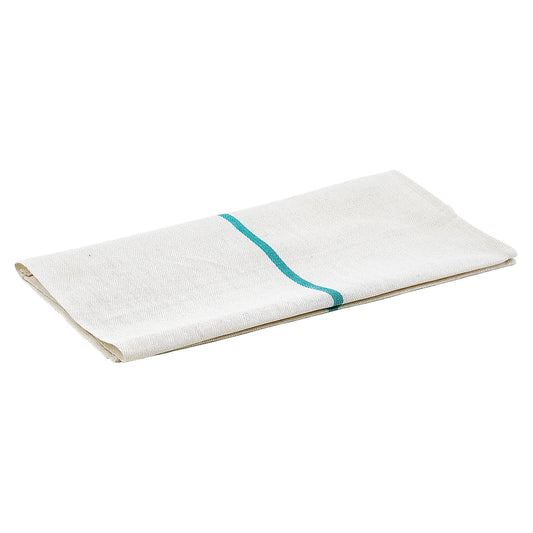 Winco BTH-2028G Green Stripe Herringbone Towel