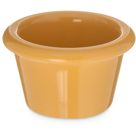 Carlisle S27522 1.5 oz Honey Yellow Melamine Smooth Ramekin