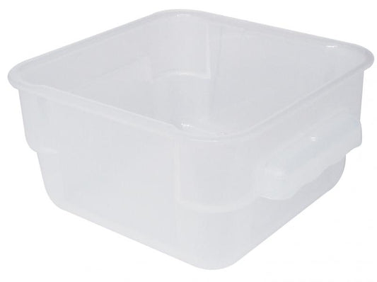 Omcan 80240 2 Qt Translucent Square Food Storage Container