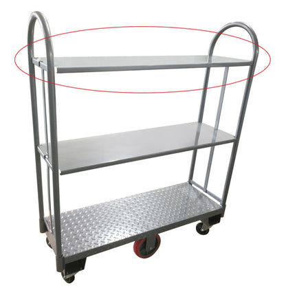 Omcan 44682 16" x 48" Shelf for Utility Cart Item 44680