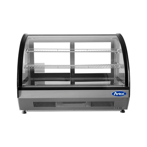 Atosa CRDC-46 4.6 Cu.Ft 35" Countertop Curved Glass Refrigerated Display Case