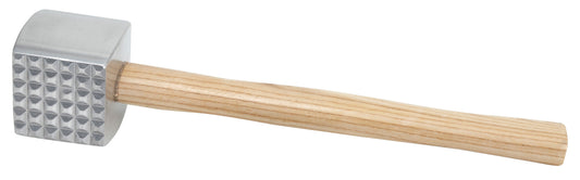 Winco MT-4 Aluminum Meat Tenderizer, Wooden Handle