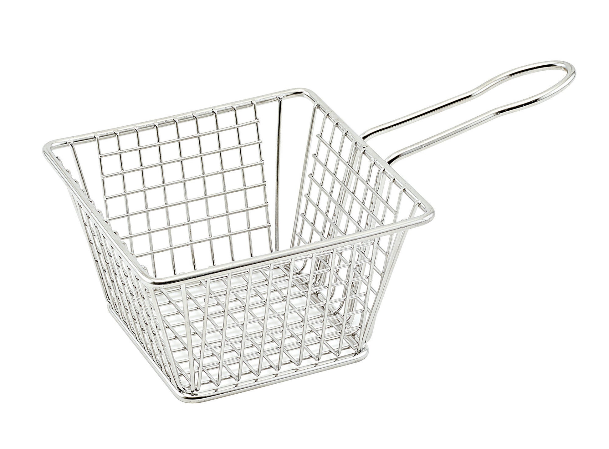 Winco FBM-554S 5"x5"x3" Square Mini Fry Basket