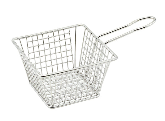 Winco FBM-554S 5"x5"x3" Square Mini Fry Basket