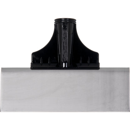 Carlisle 4161900 8" Black Stainless Steel Flo-Pac Floor Scraper With Polycarbonate threaded Handle Socket