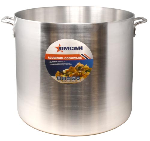 Omcan 43374 80 Qt Aluminum Stock Pot