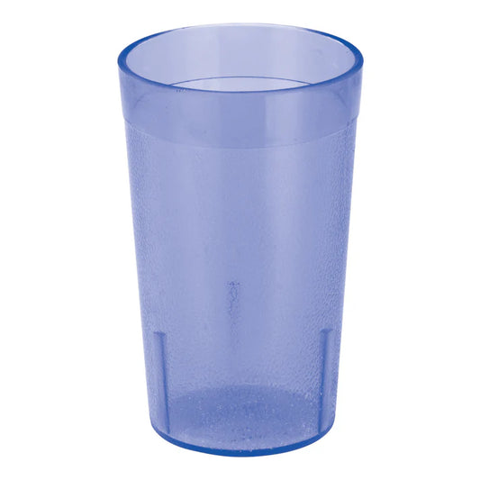 Winco PTP-05B 5 oz. Blue Pebbled Tumblers