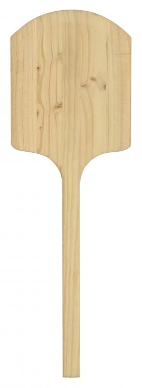 Omcan 80601 12" x 14" Wooden Pizza Peel with 36" Over-all Length