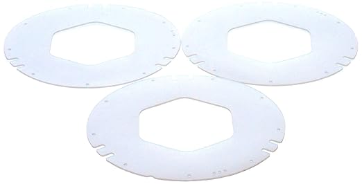 San Jamar XC2422L Large White Replacement Gasket for C2410 (#3)