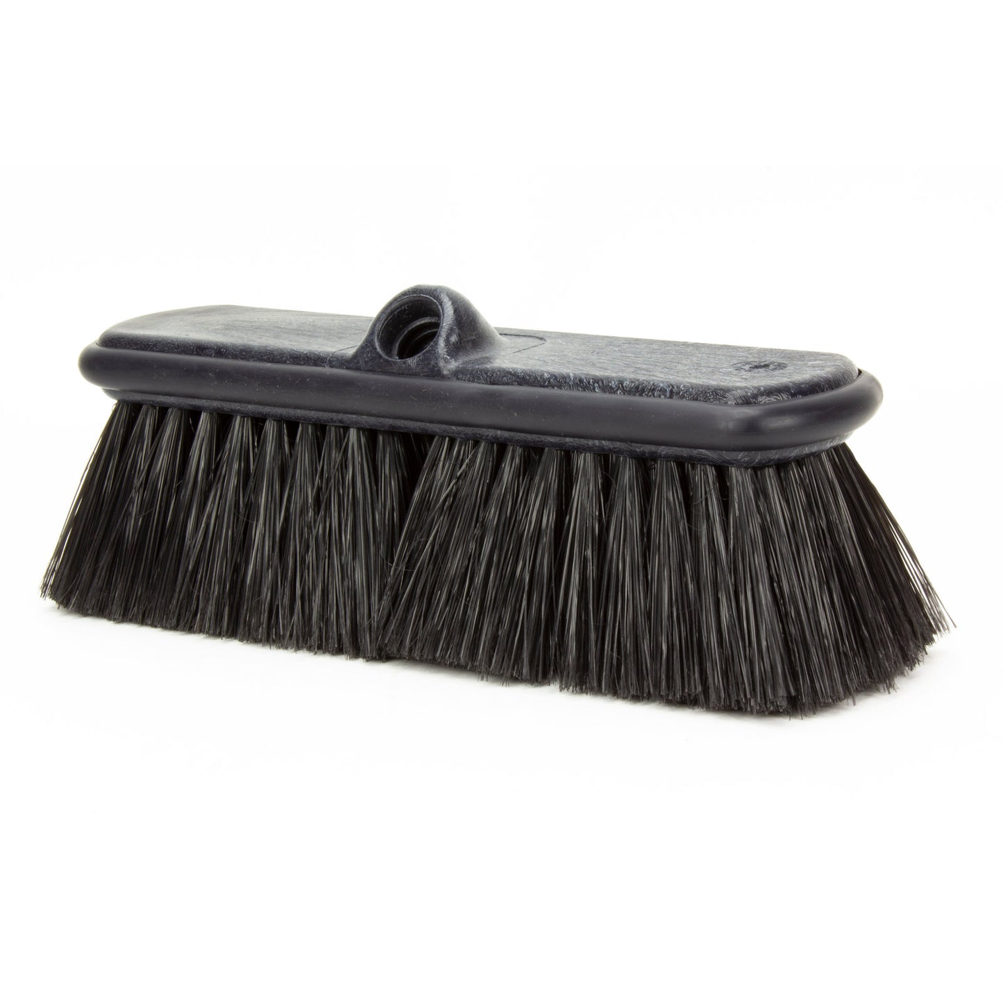 Carlisle 40050EC03 9.5" Black Color Coded Flo-Thru Brush with Protective Bumper