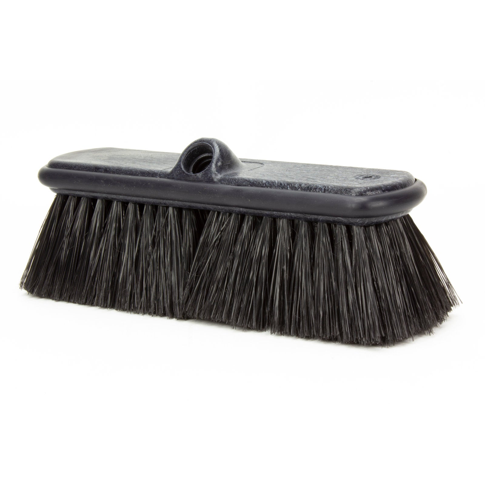 Carlisle 40050EC03 9.5" Black Color Coded Flo-Thru Brush with Protective Bumper