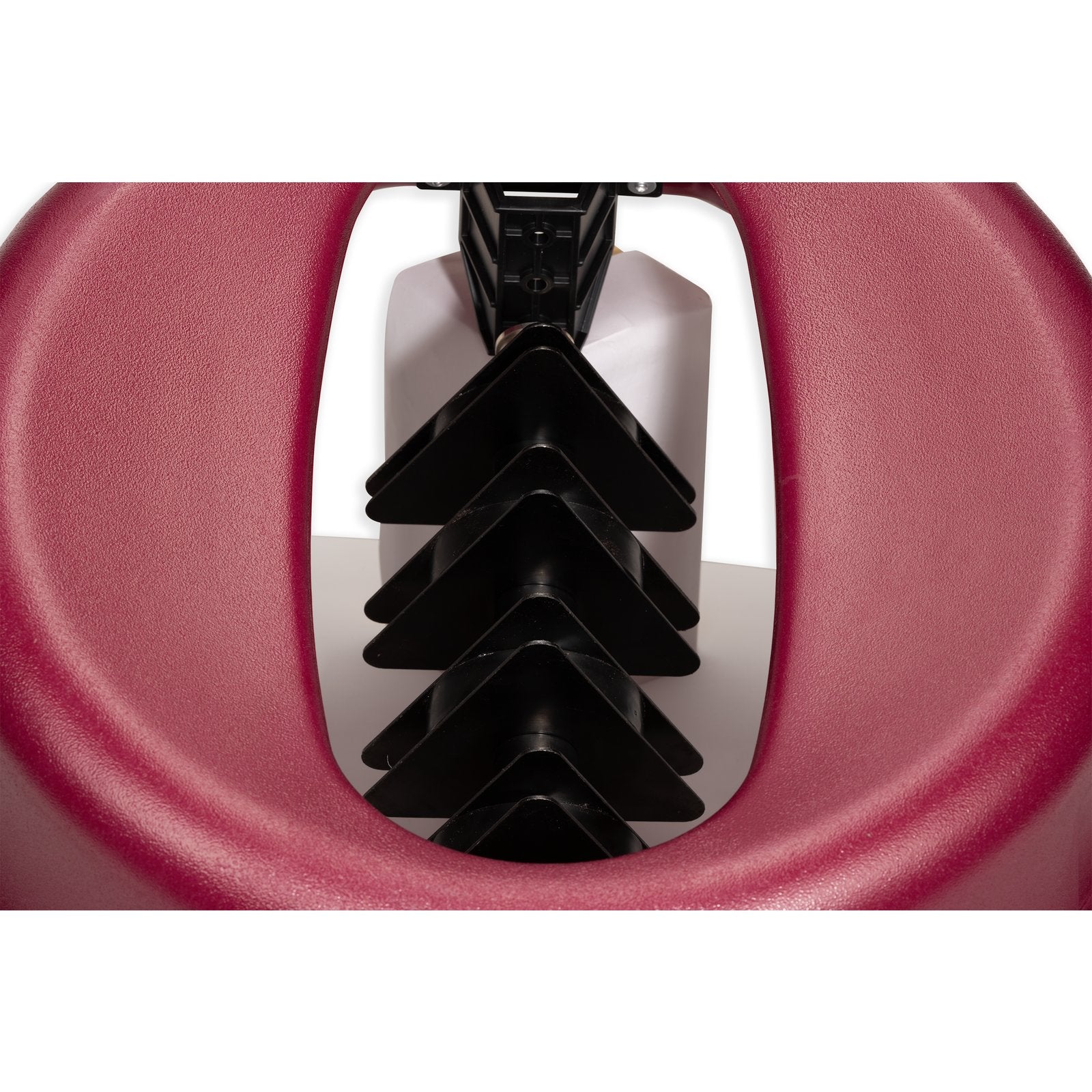 Carlisle KA4400 Burgundy Polyethylene KatchAll Magnetic Flatware Retriever Trash Can Lid