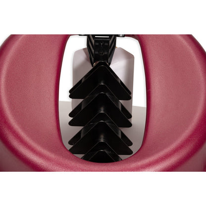 Carlisle KA4400 Burgundy Polyethylene KatchAll Magnetic Flatware Retriever Trash Can Lid