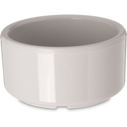 Carlisle 41242 3 oz Bone Straight-Sided Melamine Ramekin