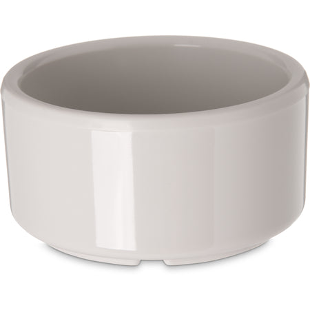 Carlisle 41242 3 oz Bone Straight-Sided Melamine Ramekin