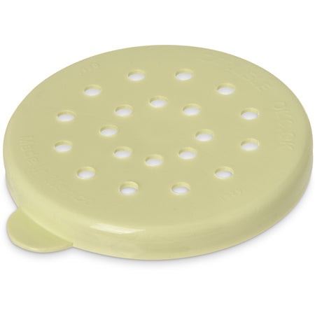 Carlisle 426104 Yellow Polyethylene Cheese Dredge Lid