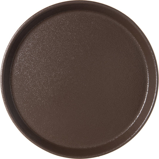 Carlisle 1100GR2076 11" Brown Round Griptite 2 Tray