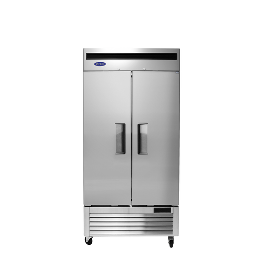 Atosa MBF8506GR 39" Double Door Bottom Mount Reach-In Refrigerator