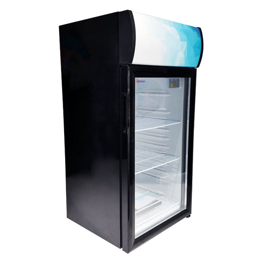 Omcan 44530 80 L 18-inch Countertop Display Refrigerator