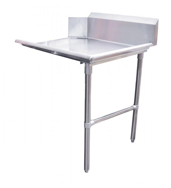 Omcan 28477 48-inch Stainless Steel Clean Dish Table - Right Side