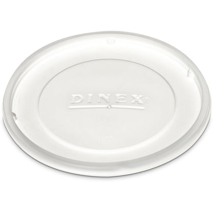 Dinex DX11858714 2.75" Translucent Classic Lid Fits DX4500 and Classic DX1185 Bowls (1000/cs)