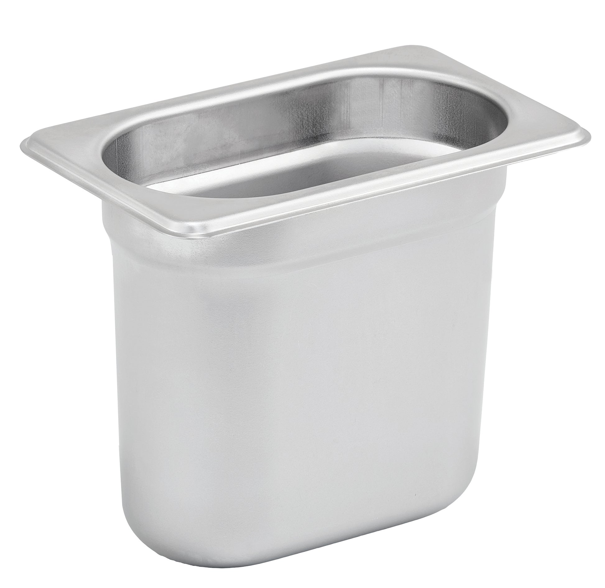 Winco SPJH-906GN 1/9 Size Stainless Steel GN Steam Pan, 6" Deep