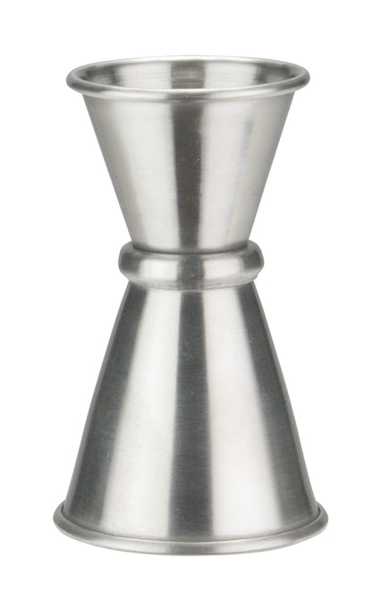 Winco J-7 1/2 oz. x 1 oz. Stainless Steel Japanese-Style Jigger