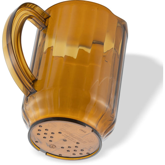 Carlisle 554013 60 oz Amber Polycarbonate Versapour Pitcher