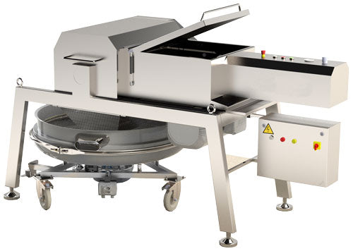 Omcan 47931 Hydraulic Cheese Grater with 20 HP and Vibrating Screen
