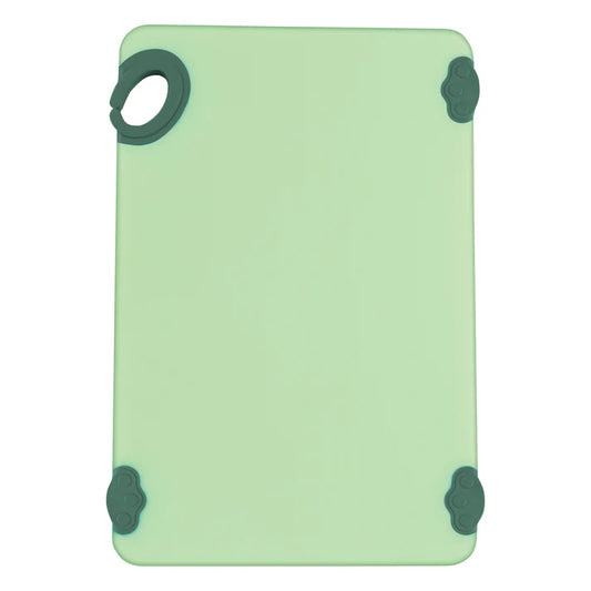 Winco CBK-1218GR 12" x 18" x 1/2" Green Cutting Board with Hook