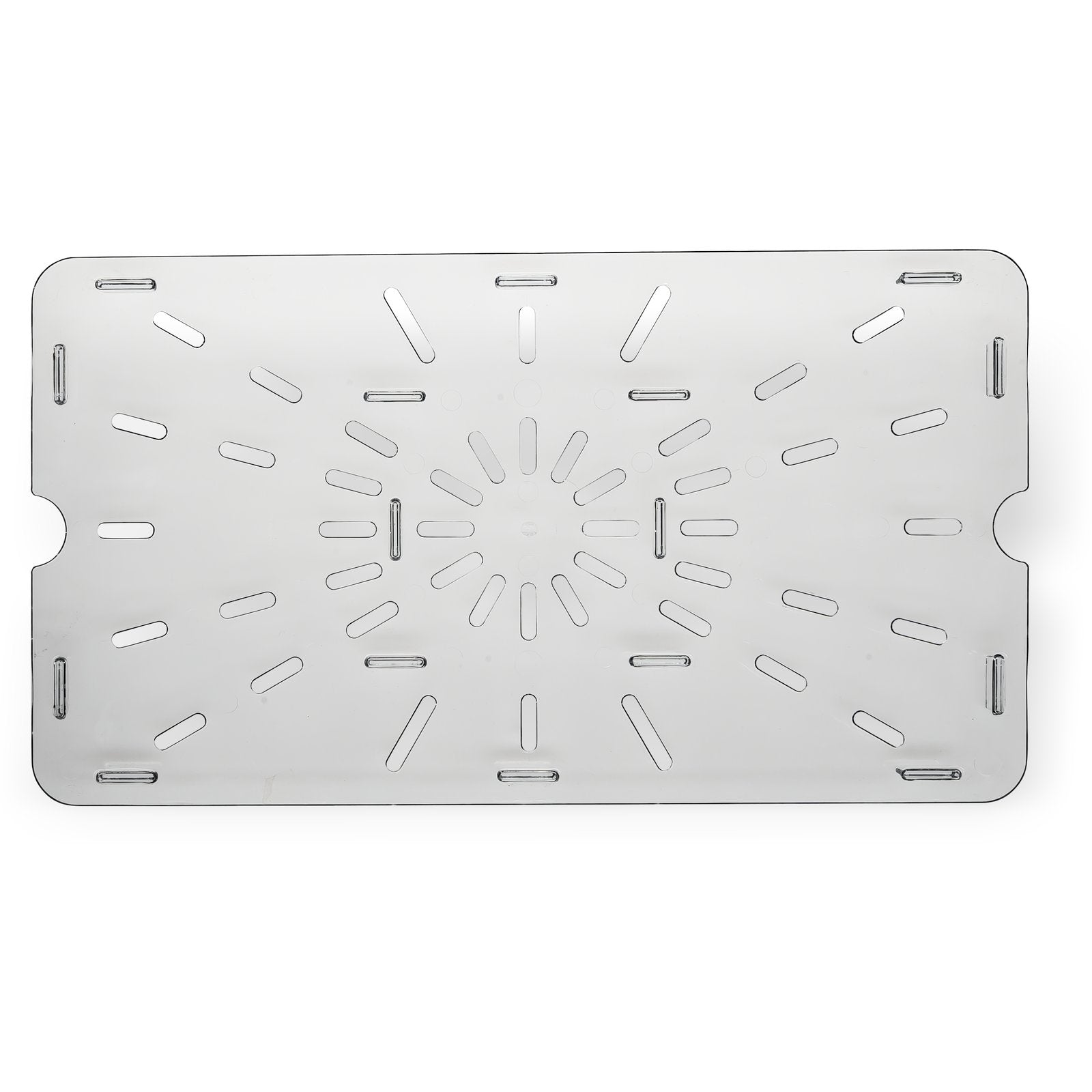 Carlisle 1021507 Full-Size Clear Polycarbonate StorPlus Food Pan Drain Grate