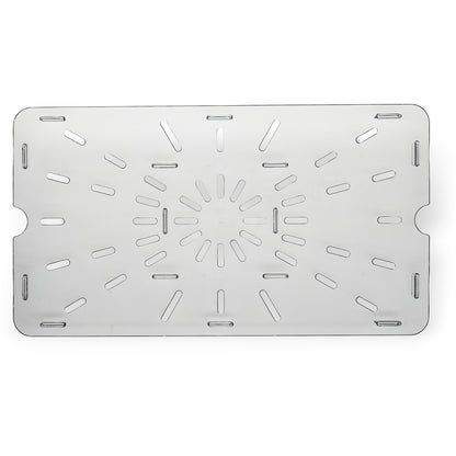 Carlisle 1021507 Full-Size Clear Polycarbonate StorPlus Food Pan Drain Grate