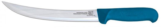 Omcan 23890 8-inch Breaking Knife with Blue Super Fiber Handle