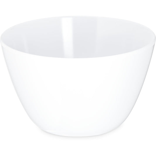 Carlisle KL35002 8 oz White Kingline Melamine Bouillon Cup Bowl