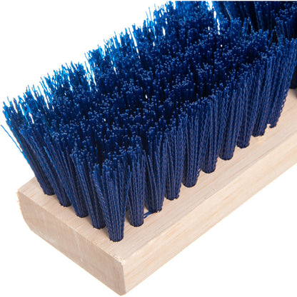Carlisle 36193P14 10" Blue Polypropylene Flo-Pac Deck Scrub