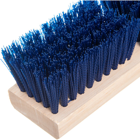 Carlisle 36193P14 10" Blue Polypropylene Flo-Pac Deck Scrub