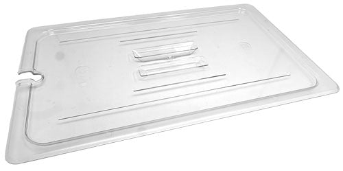 Omcan 80050 Clear Polycarbonate Slotted Cover for Full-size Slotted Pan