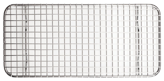 Winco PGWS-510 5" X 10-1/2" Stainless Steel Pan Grate for Third-size Steam Pan