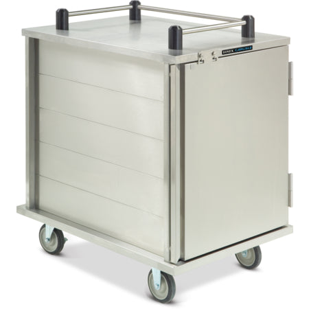 Dinex DXPICTPT10 10 Trays (2 Trays per Slide) 23.75" x 34.25" x 37.13" Single Door Stainless Steel TQ Economy Cart