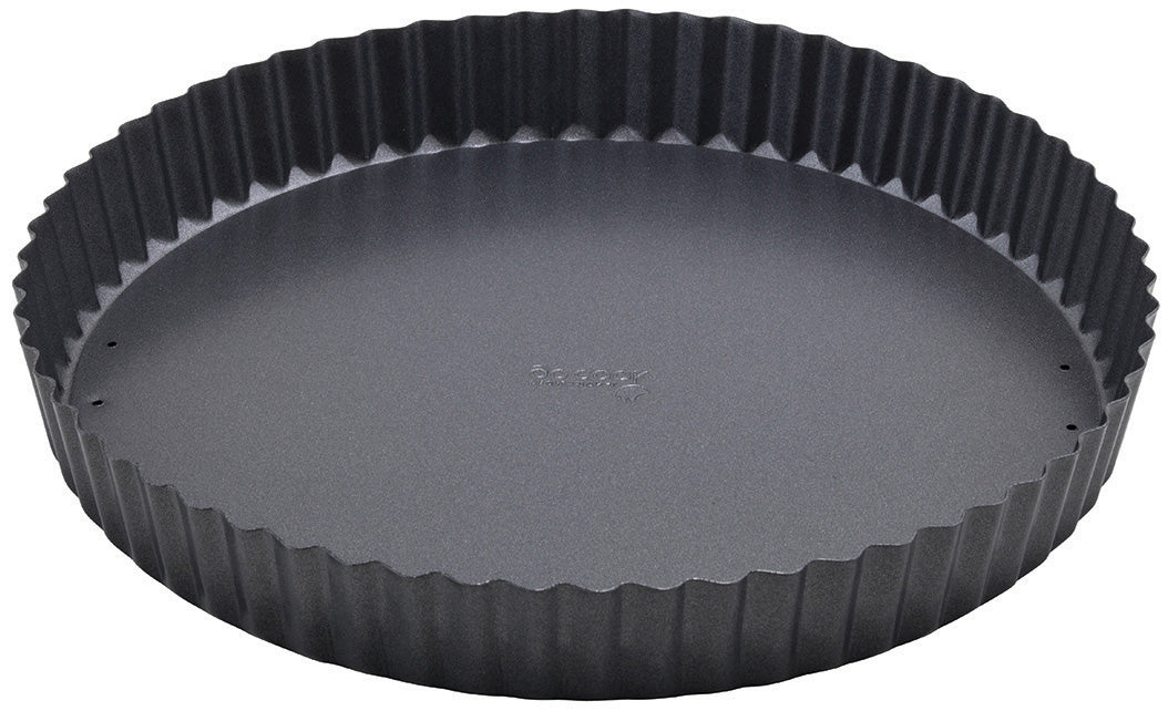 Winco FQP-10 10" Carbon Steel Quiche Pan, Non-stick