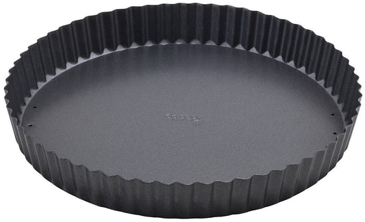 Winco FQP-10 10" Carbon Steel Quiche Pan, Non-stick