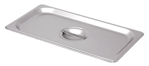 Omcan 80270 Third-size Stainless Steel Solid Steam Table Pan Cover