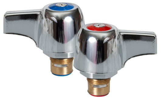 BK Resources XRK-W-HB-G Replacement Hot & Cold Faucet Handle With Valve Kit for Workforce Series