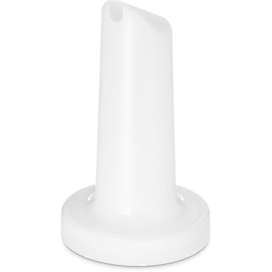 Carlisle PS20402 3-1/2" White PourPlus Store 'N Pour Spout