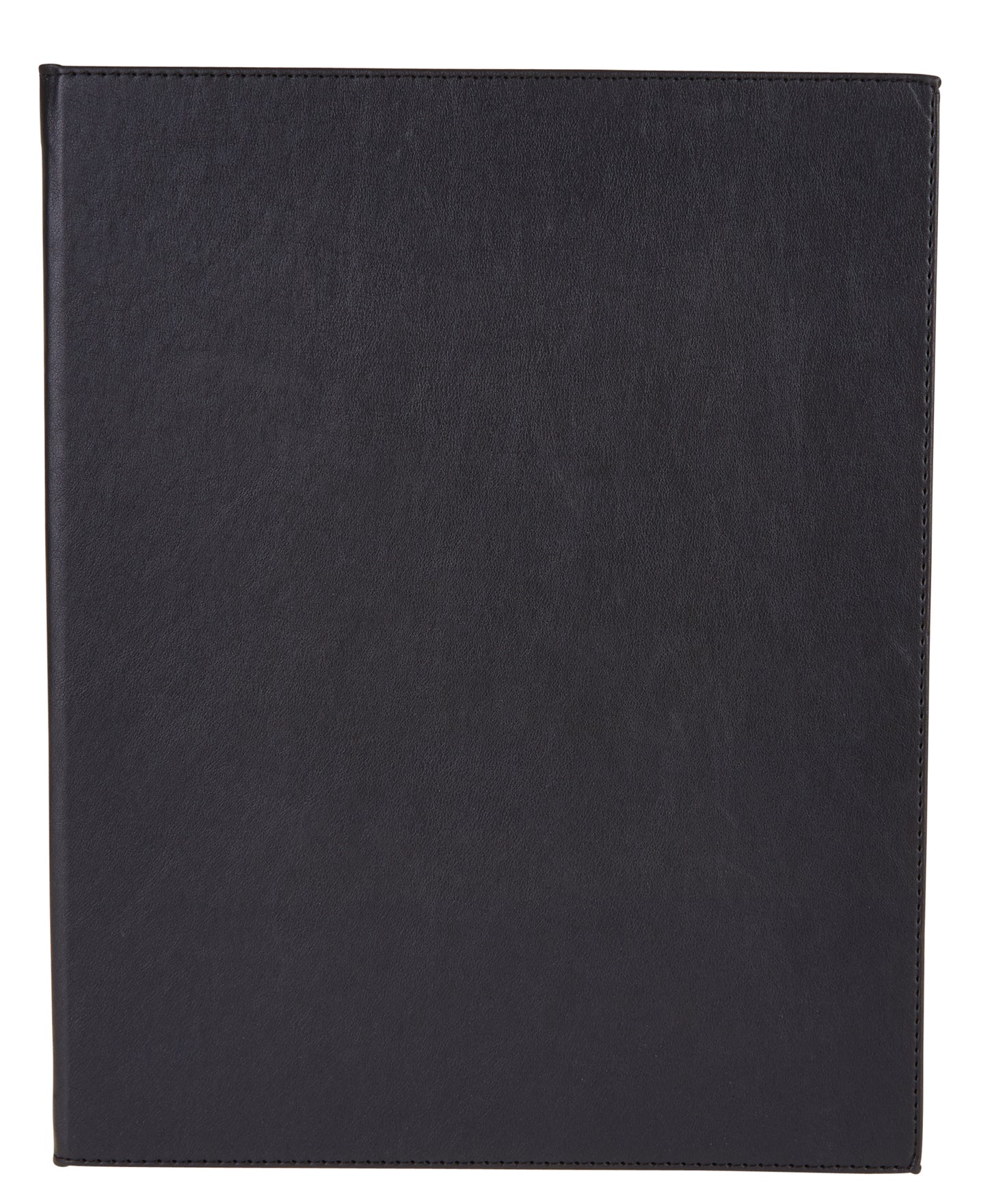 Winco LMD-811BK Black Two-Views Menu Cover For 8-1/2 X 11" Inserts