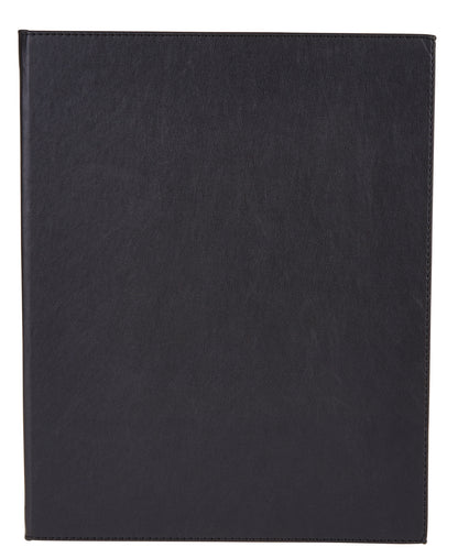 Winco LMD-811BK Black Two-Views Menu Cover For 8-1/2 X 11" Inserts