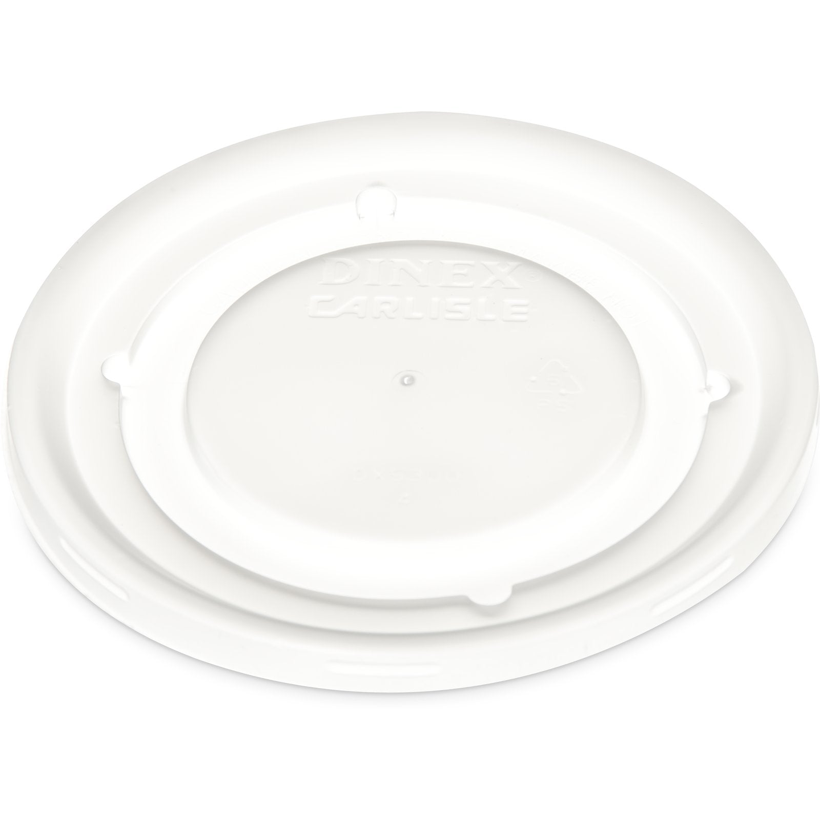 Dinex DX53008714 4.5" Translucent Fenwick Bowl Lid (1000/cs)
