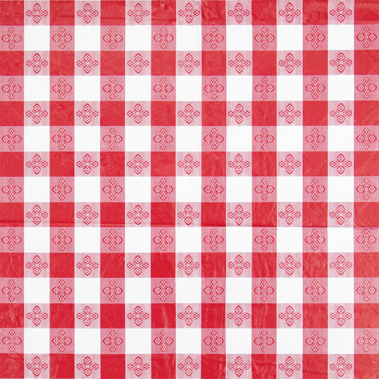 Winco TBCO-70R 52" x 70" Red Table Cloth