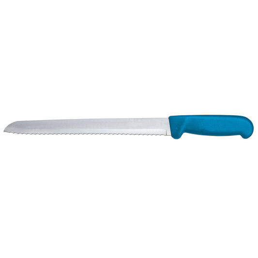Omcan 12613 8-inch Blue Polypropylene Handle Slicer Narrow Blade Knife