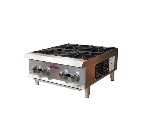 Ikon IHP-4-24 24" Gas Four Burner Hot Plate